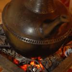 Medija, der äthiopische Kaffeeofen